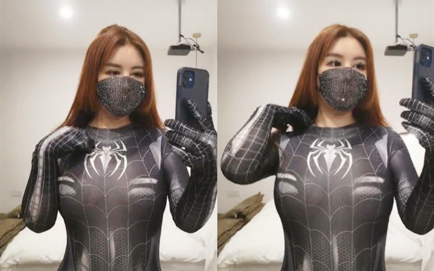 幻装蜘蛛侠女玩刺激 无套爆操淫荡内射